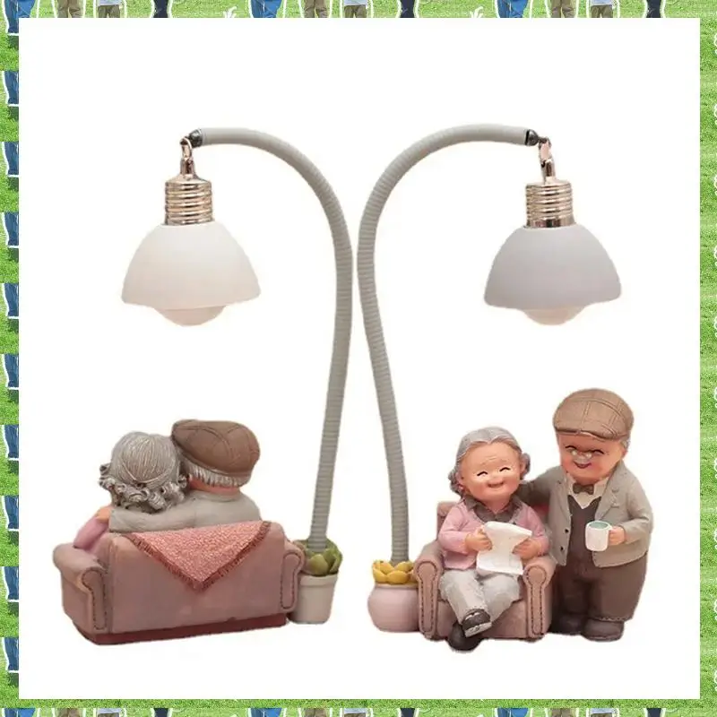 

FTS Couple Presents Wedding Anniversary Gift To Wife Husband Girlfriends Gift Old Man Old Woman Home Living Room,B Durable