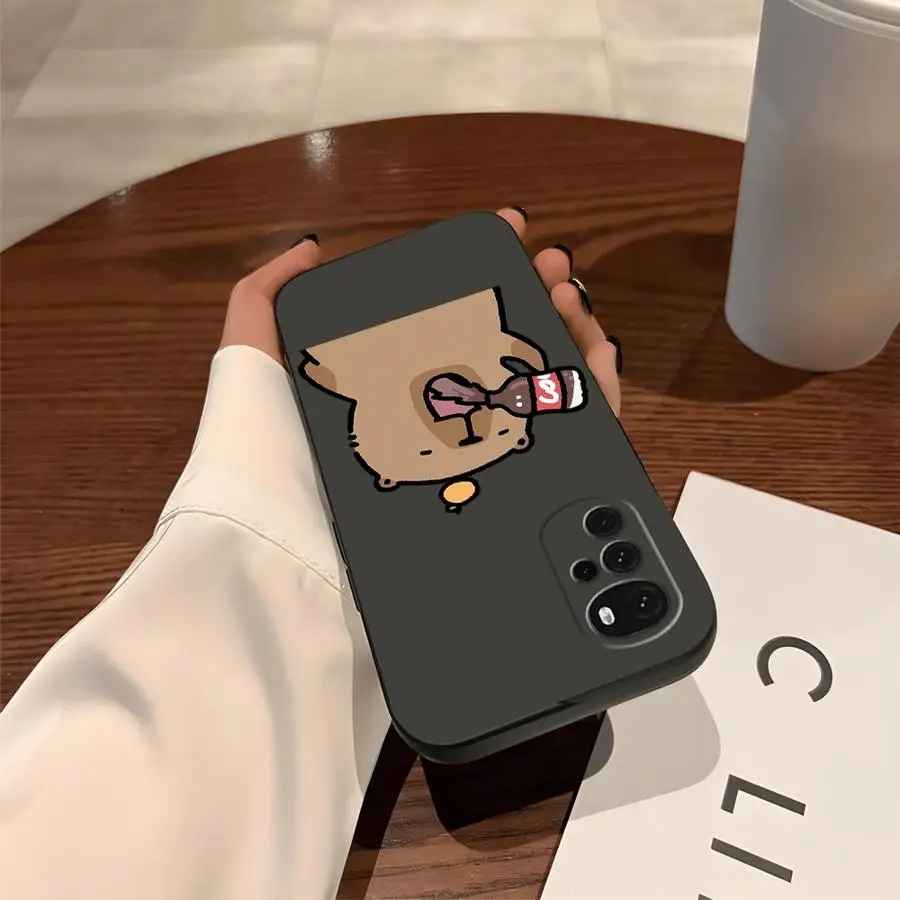 حافظة لهاتف Moto X30 Pro S30 Pro Edge 20 30 Capybara Cartoon Cute