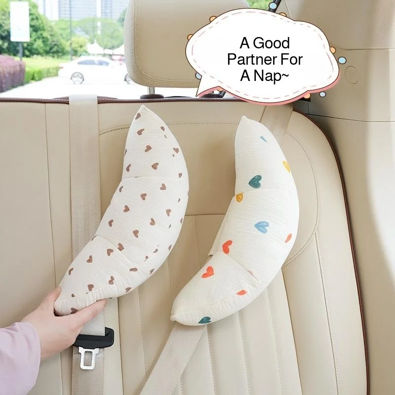 

Ремень безопасности автомобиля Love Bear Rabbit, защита плеч, двухслойная хлопчатобумажная пряжа, детская наплечная защита, высококачественная автомобильная наплечная защита