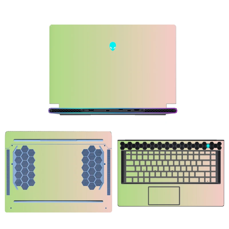 Скины для ноутбука Alienware X14 X15 X17 M16 R1 R2, наклейка для ноутбука Alienware X16 R1/M15 R7 R5/M17 R4 R5, индивидуальная пленка