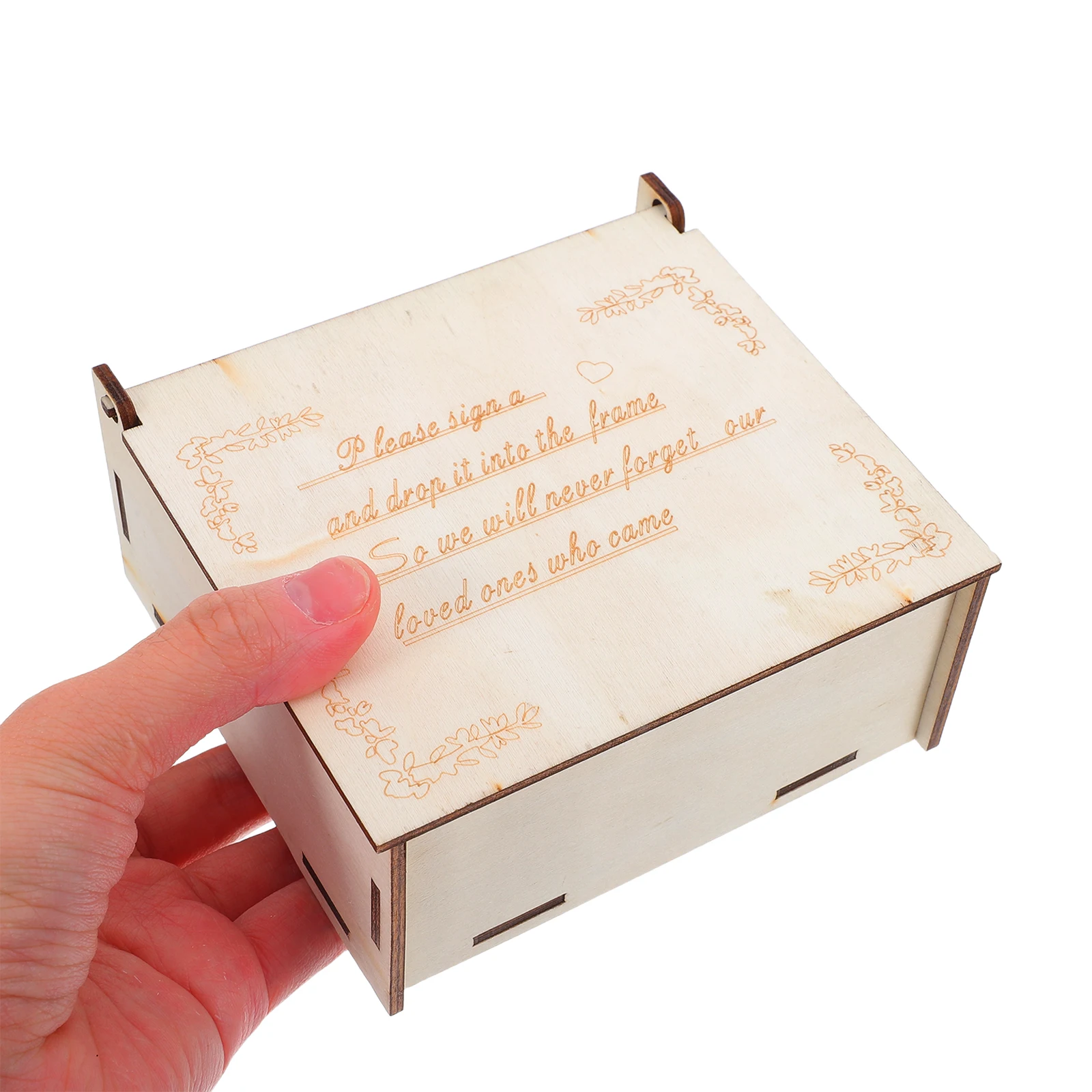 

Book Drop Rustic Keepsake Storage With Blank Cutouts For Baby Shower Decorations 2024 Rustic Wedding Card Guest Message Shape