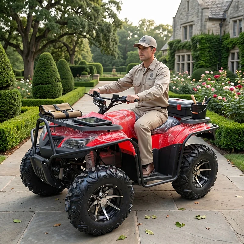 New Model Electric Quad Bike 8000W 72V 50Ah 4x4 ATV Adult Electric Vehicle With Independent Suspension -