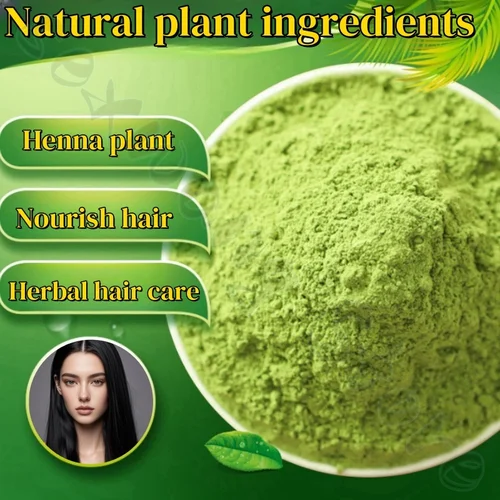 Imagen 2 del producto Tinte para el cabello en polvo de henna vegetal natural puro para cubrir el cabello gris, cuidar y reparar el cabello, polvo para el cuidado del cabello nutritivo profundo 500g