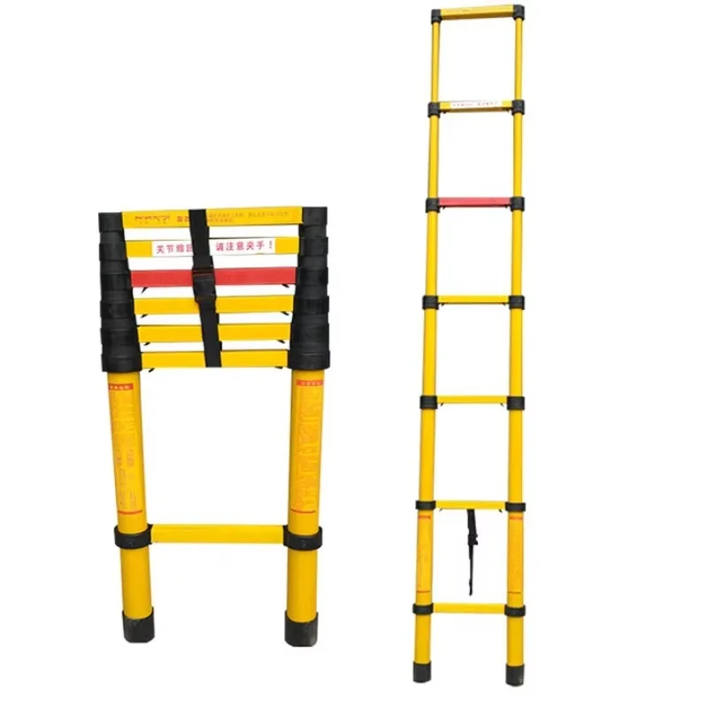 

FRP Fiberglass Telescopic Ladder Insulated Safety Ladder