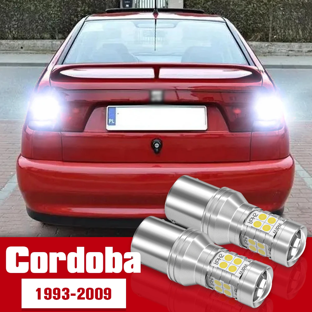 

2pcs LED Accessories Reverse Light Bulb Lamp For Seat Cordoba 1993-2009 1998 1999 2000 2001 2002 2003 2004 2005 2006 2007 2008