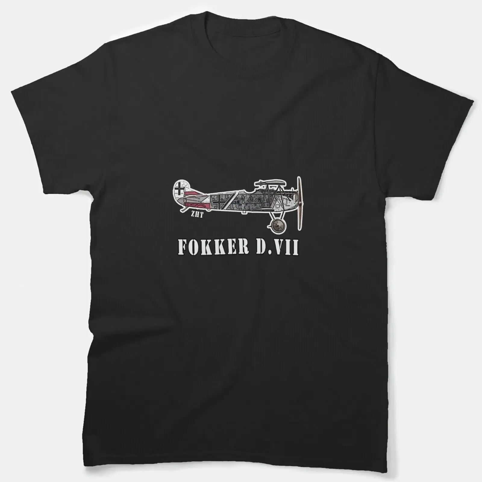 FOKKER D. VII CLASSIC T-SHIRTAnime Graphic T-shirts for Men Clothing Women Tees High Quality 100%Cotton Short Sleeve