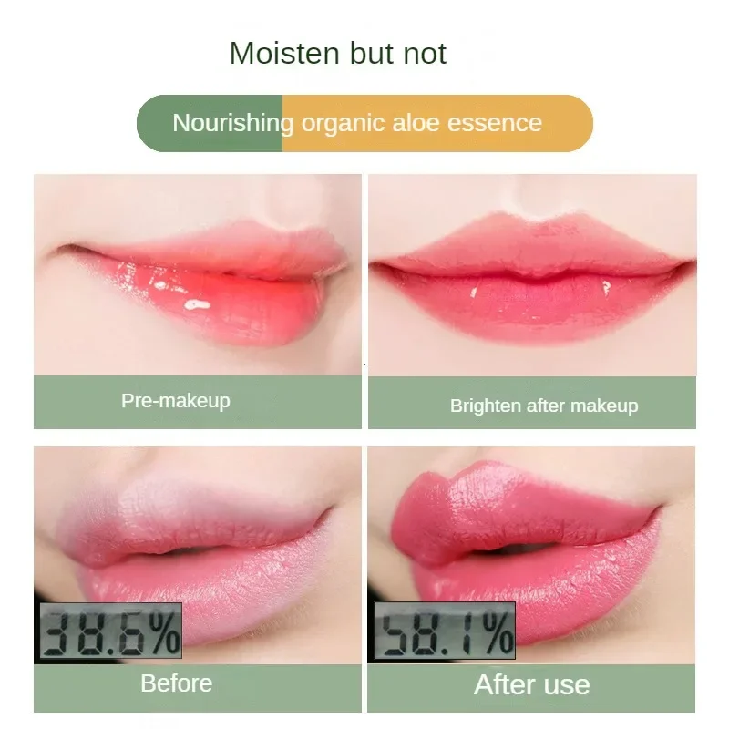 1 Stuk Vocht Lippenbalsem Langdurige Natuurlijke Aloë Vera Lippenstift Kleur Stemming Veranderende Langdurige Hydraterende Lippenstift Anti Veroudering