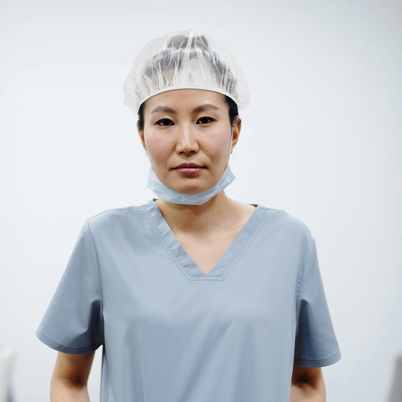 4 個の帯電防止ワークキャップメッシュシェフハット通気性汗吸収調節可能キッチンレストランホテルフードサービスベーキング用