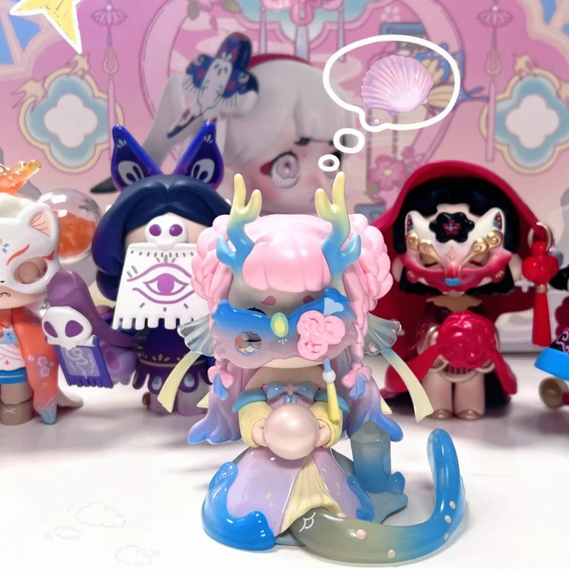 

Kasa Wonderful Dreams Plush Vinyl Blind Box Cute Exquisite Mystery Stuffed Vinyl Dolls Desktop Model Gift For Birthdays Holidays