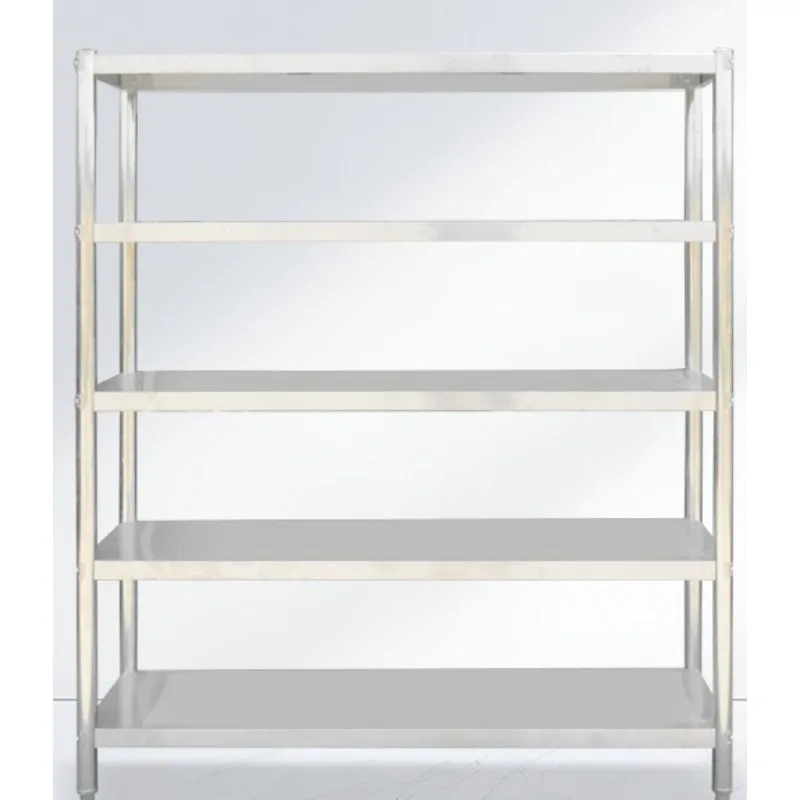 Stainless steel shelves,, fourth and fifth floors, household shelves, microwave oven storage shelves,  storage racks