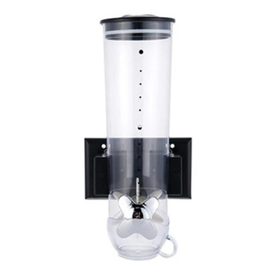 Wall-Mounted Canister Cereal Dispenser Device Type Food Grain Storage Tank Grain Distributor Food Storage Utensils