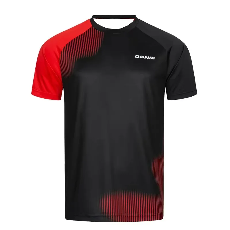 

2025 Summer New Table Tennis T Shirt Men Women Breathable Short Sleeve Sports Table Tennis T Shirts Quick Drying Casual Tops Tee