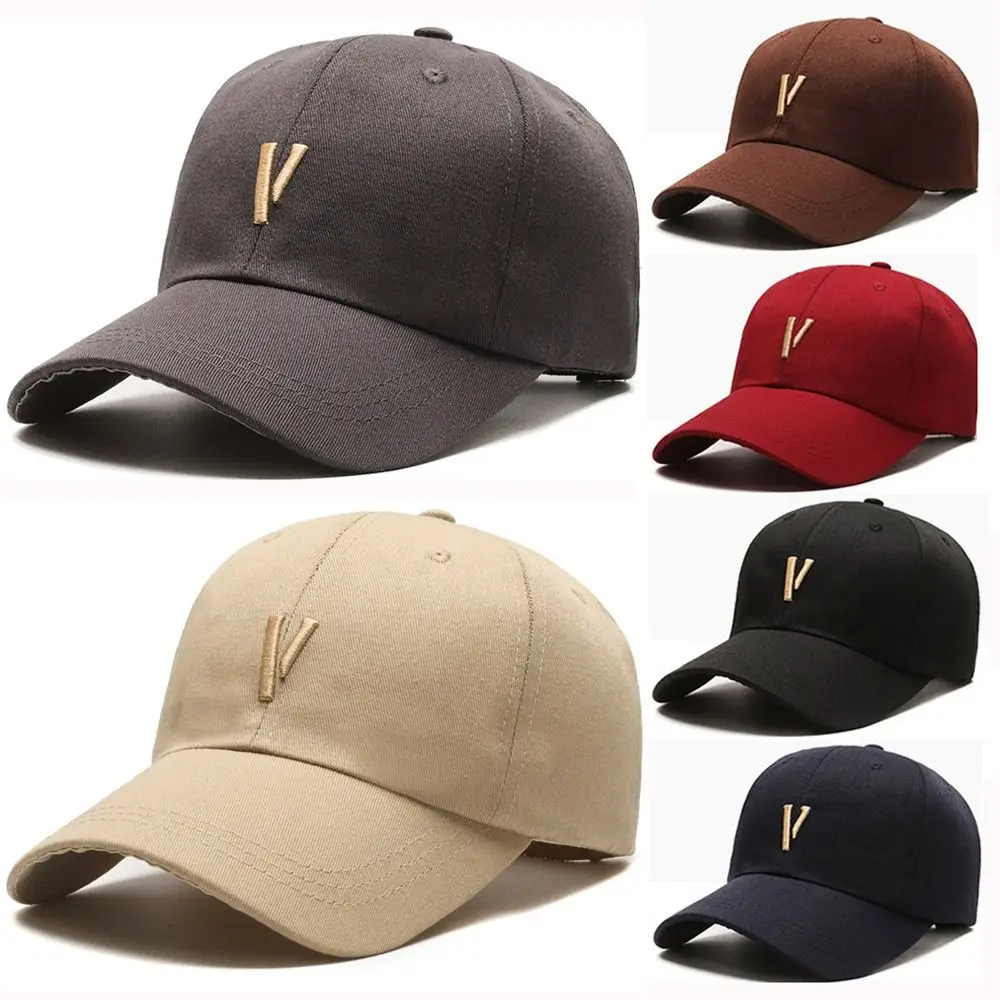 Fashion Men Women Adjustable Baseball Cap Leisure Outdoor Sun Hat Solid Color Cycling Running Spring Summer Casual Sports Hat