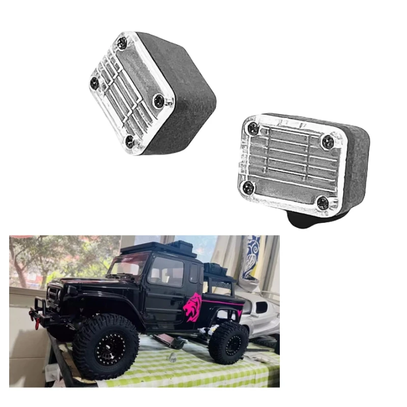 VP VS4-10 Phoenix front Turn signals. Vanquish Products 1/10 VS4 10 Phoenix Portal Axle Rock Crawler truck. RC Car toys