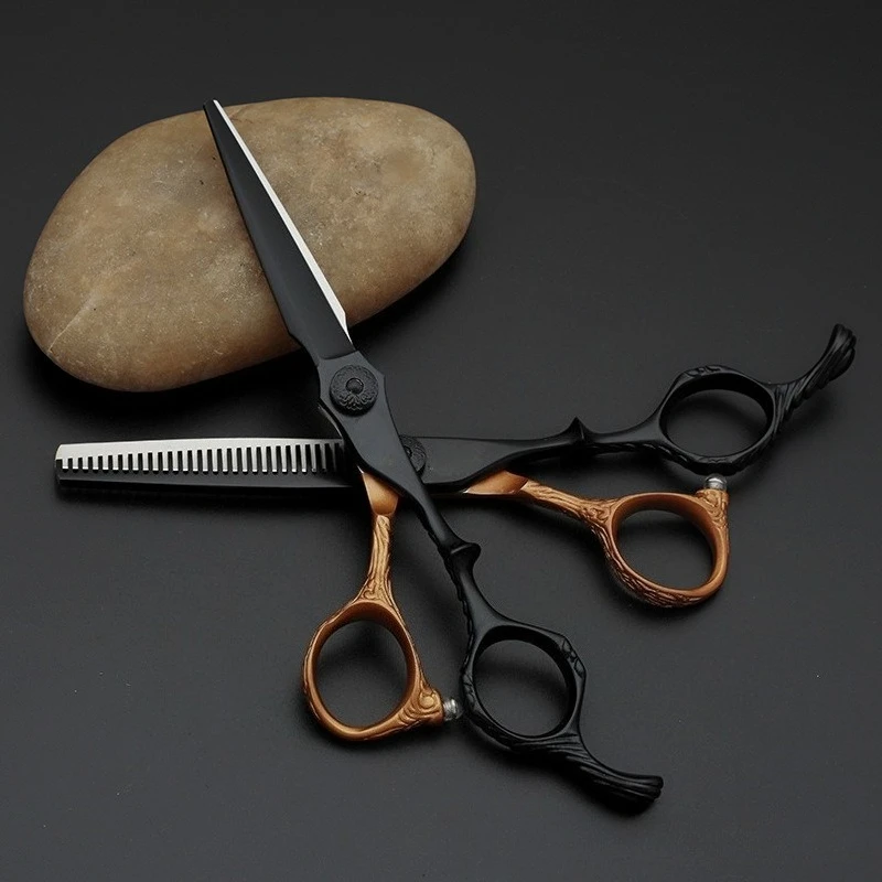 Professional High-End Hair Cutting Scissors - Extremely Sharp Scissors, Getting Sharper with Use, Salon-Quality Accessories