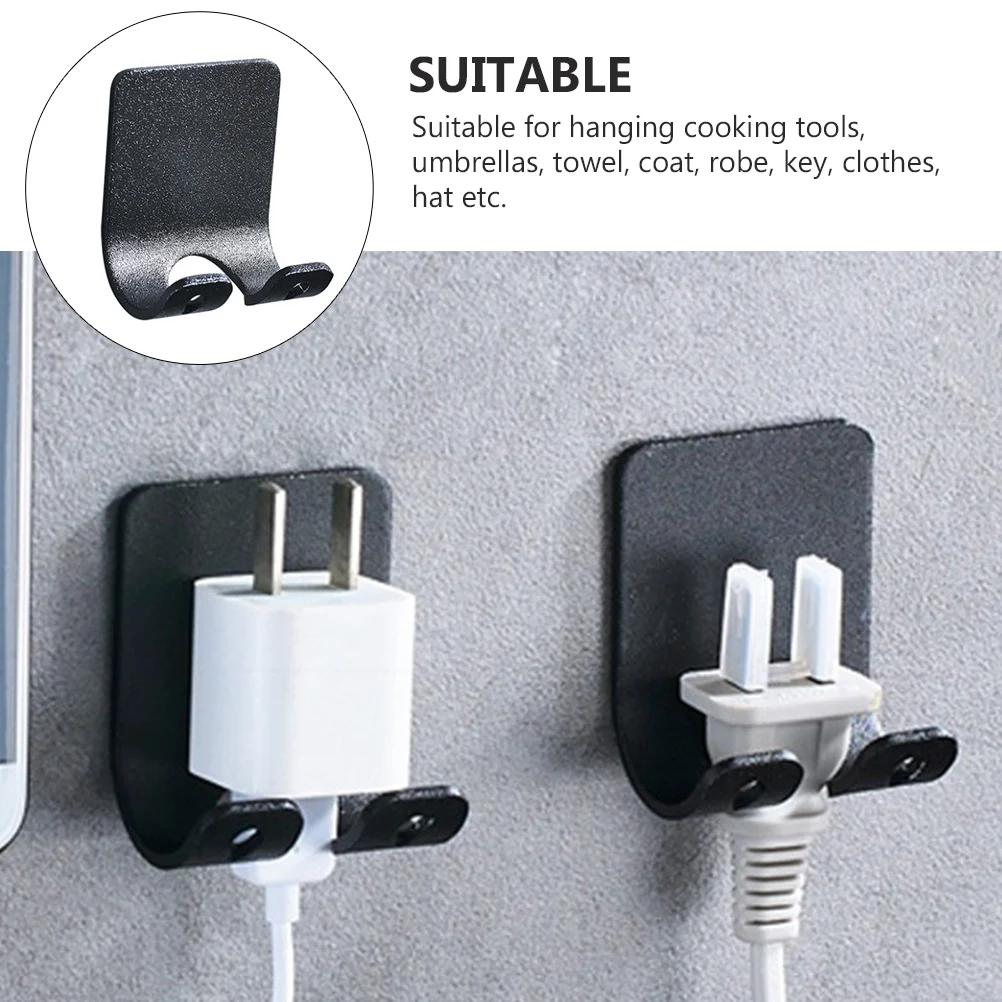

6 Pcs Razor Hanger Plug Hook Holder Shaver Punch-free Stand Utility Storage Wall