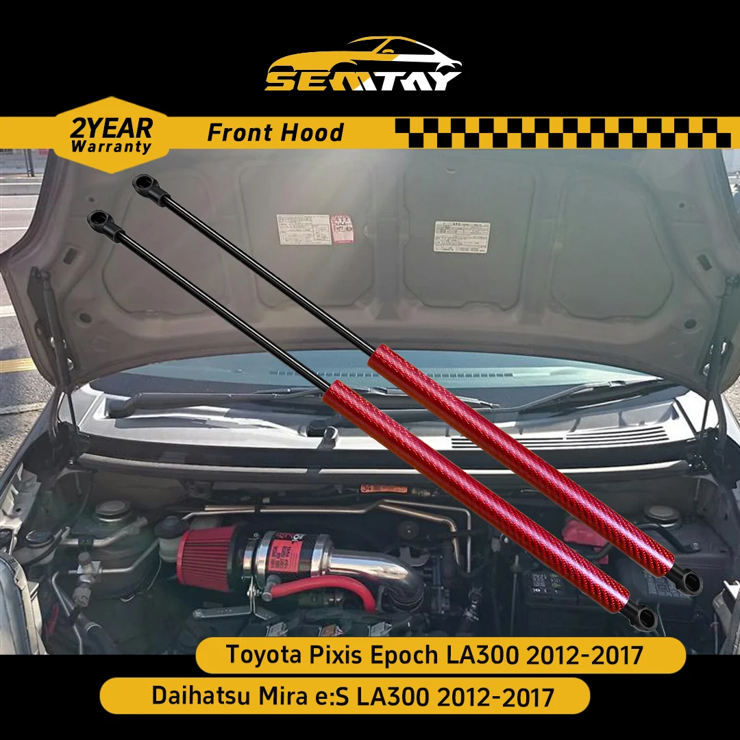 

Стойки капота SEMTAY для Toyota Pixis Epoch LA300/Daihatsu Mira e:S LA300 2012-2017, поддержка подъема капота, пружинные амортизаторы, демпфер