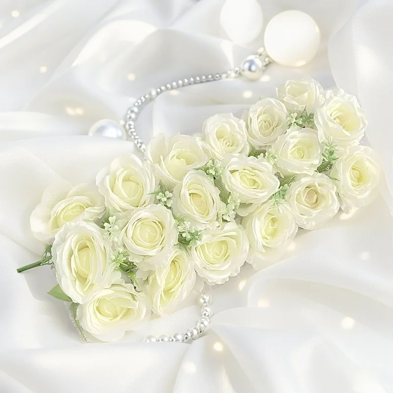 

50 Cm Rose Peony Artificial Floral Row Wedding Decoration Flower Wall Background Garland Home Party Decoration Road Flowers