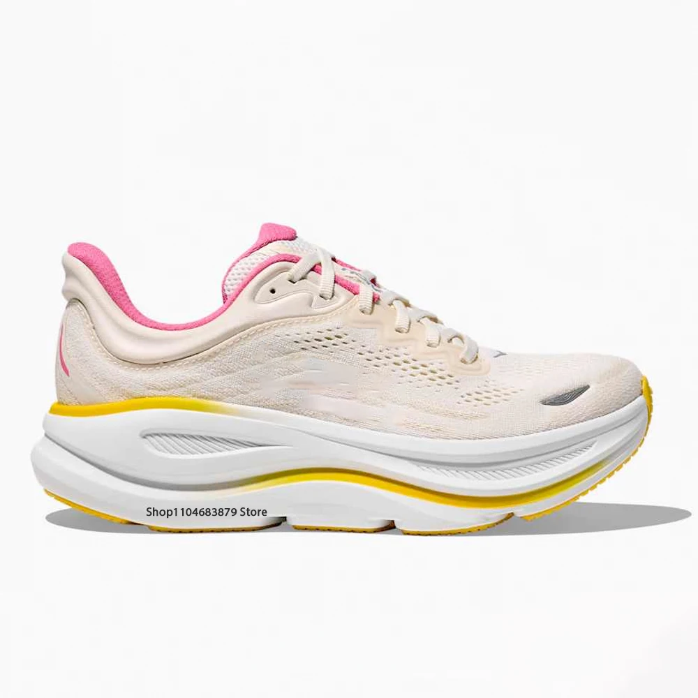 Scarpe da corsa Bondi9 da esterno Scarpe da ginnastica da uomo leggere da donna con ammortizzazione leggera per maratona e traspirante