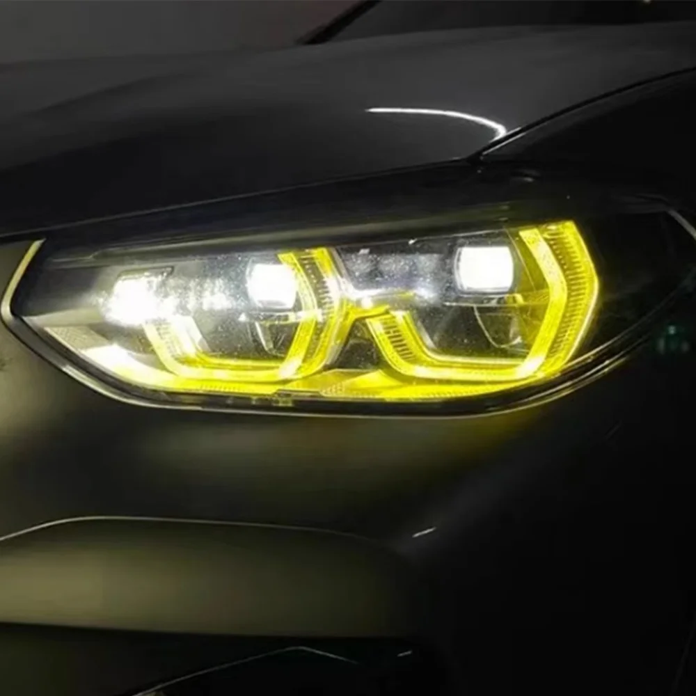 

For BMW X3 IX3 X3M X4 X4M G01 G08 F97 F98 CSL Lemon Yellow DRL Running Light Source Module Daytime Lights LED Board Accessories