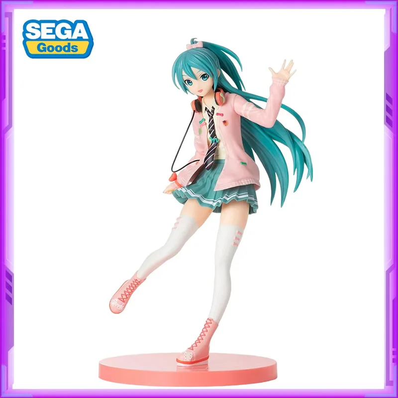 Original SEGA SPM Vocaloid Hatsune Miku project diva PVC Action Figure Anime Figures Model Toys Christmas Gifts