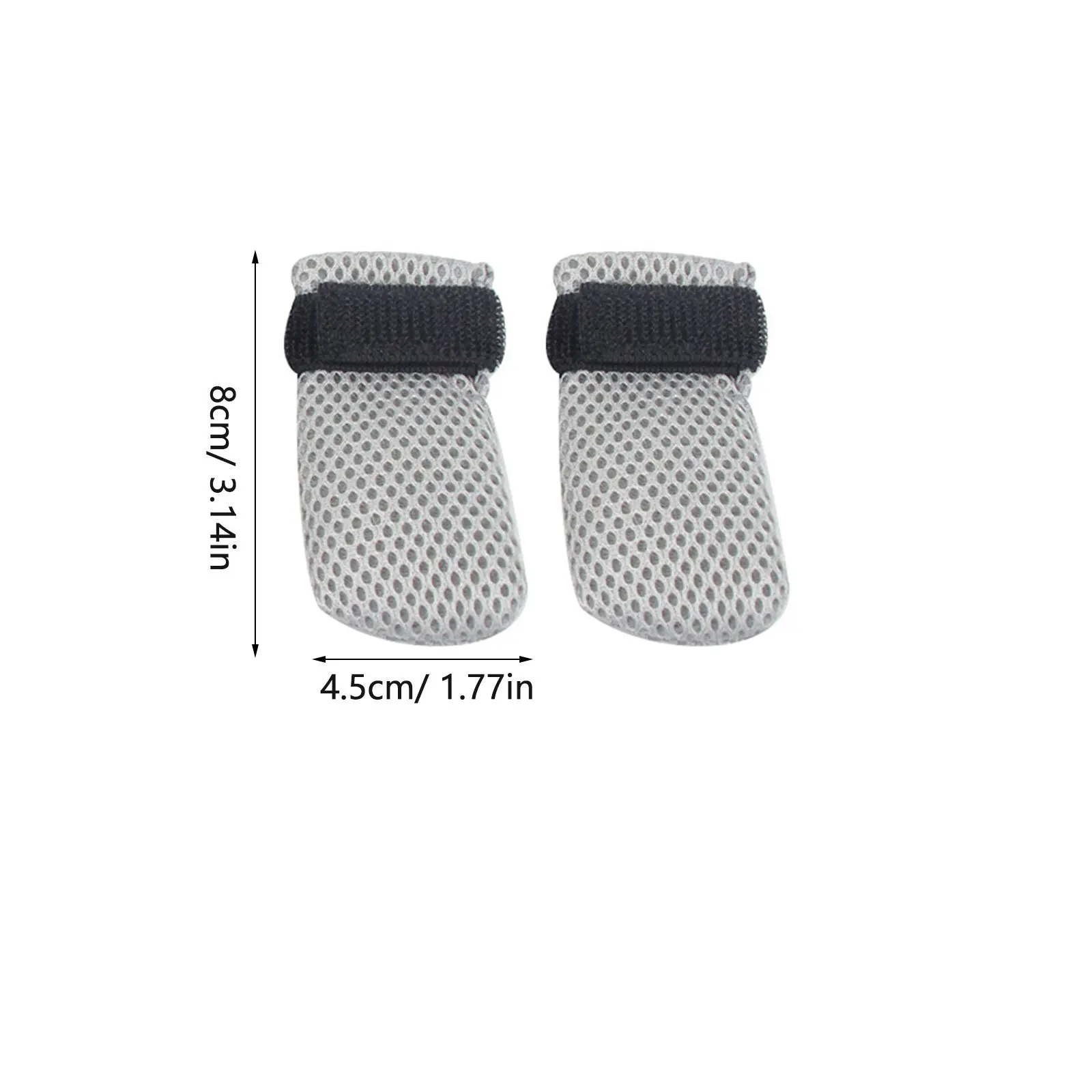 4Pcs Cat Protective Shoes Adjustable Anti Scratch Boots Breathable Mesh Paw Covers for Cats Shoes for Cats Cat Boots view 5