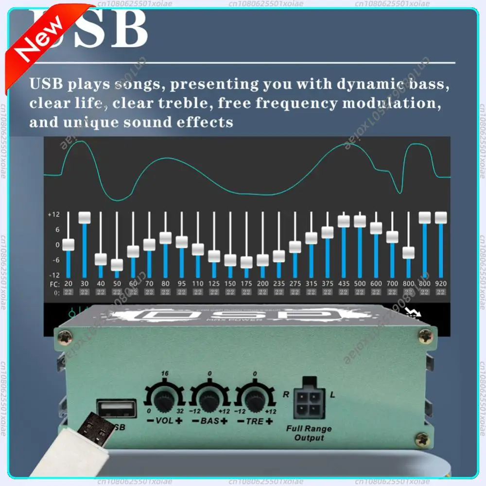 

Car DSP Digital Audio Processor Support APP Control Navigation Sound Quality Enhancement Effect 6-Channel Output Car Accessories