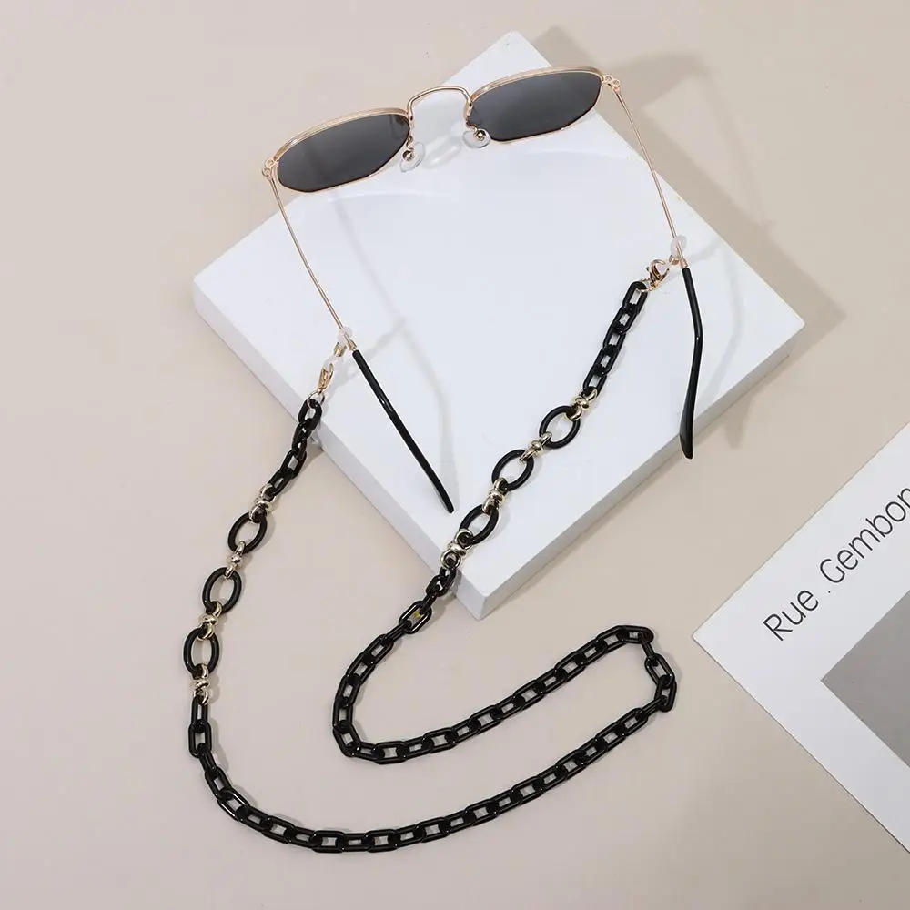 Fashion Acrylic Glasses Chain Sunglasses Lanyard Necklace Women Reading Glasses Hanging Neck Strap Rope
