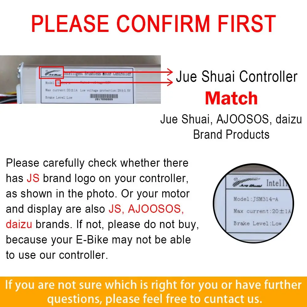 Ebike Controller DC 36V 48V 250W 350W 500W 750W 1000W 1500W Brushless 6 9 12 18 Mosfet KT Controller Electric Bike Parts Cycling