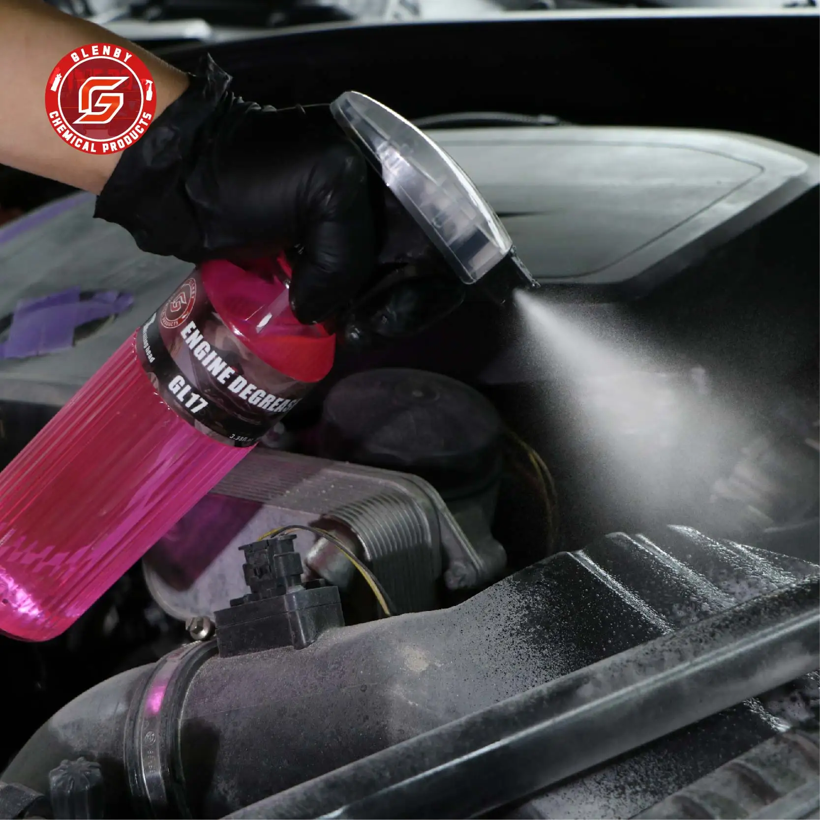 منظف مزيل شحوم المحرك - فعال للسيارات والمحركات والأرضيات والاستخدام المنزلي - ينظف الشحوم والجراميق بسرعة #2