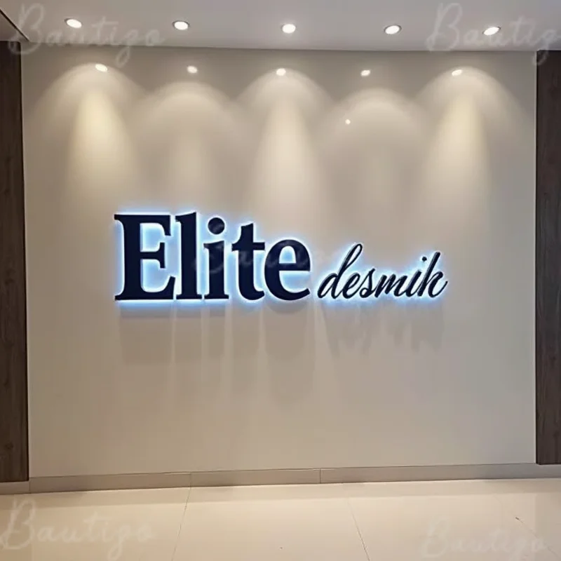 Custom Personalized 3D LED Illuminated Sign Metal Letters For Business Storefront Outdoor Waterproof Signage