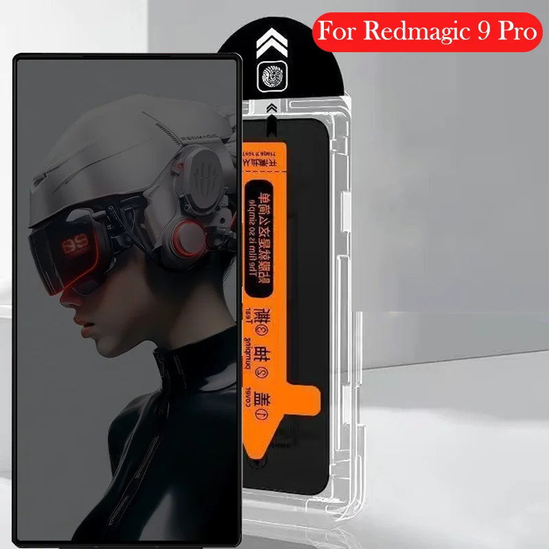 الخصوصية الزجاج المقسى ل Redmagic 8 9 8S 9S Pro Plus الغبار تركيب فيلم حامي الشاشة ل REDMAGIC 9S 8S 9 8 Pro