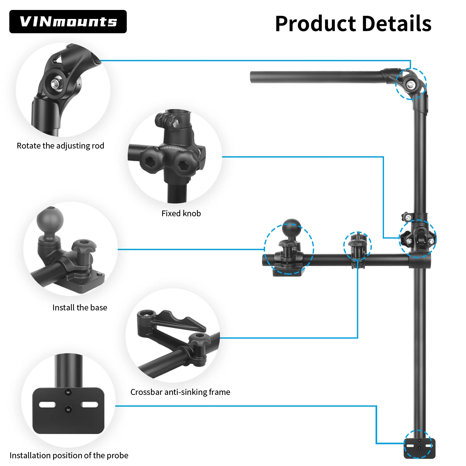 VINmountsLivescope Fish Finder - Fish Finder Mount ulasan dan harga