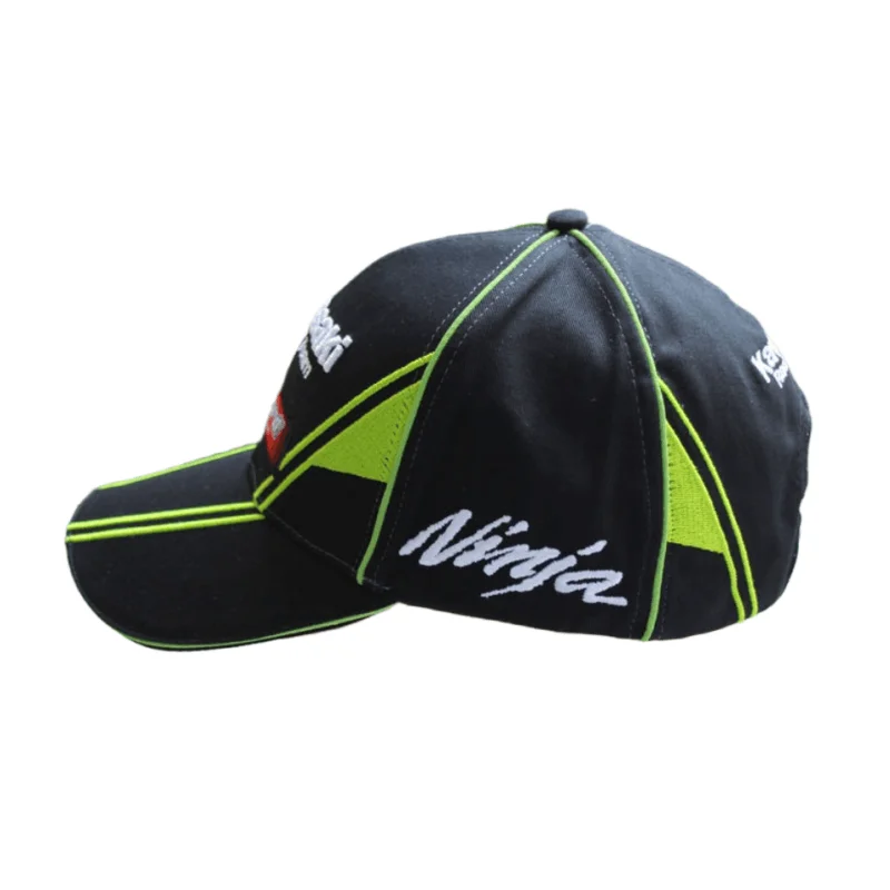 2024 Kawasaki Version Trendy and Fashionable Embroidered Baseball Cap Adjustable Casual Versatile Sun Shading Cap Outdoor Caps