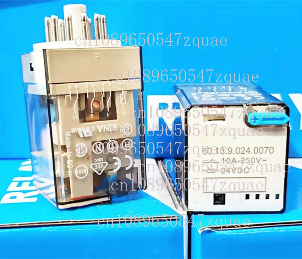 1PC for Finder Relay 60.13.9.024.0070 24VDC Power Relay 10A 250V 11 pins