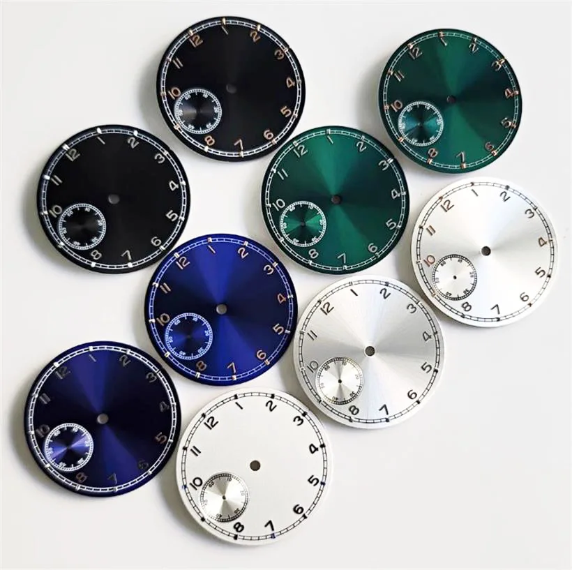 37mm Dial Silver Black Blue Silver No Night Light Dial Suitable For ETA 6497 mar-g 3600 Series Movement Watch Accessories