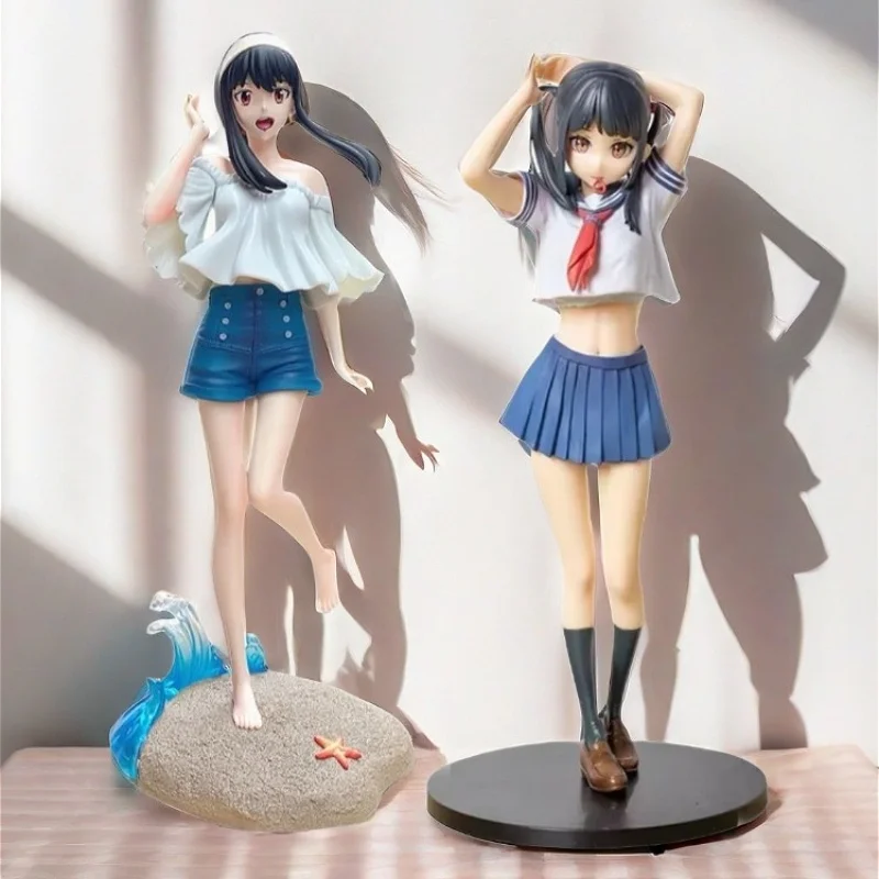 

28cm Anime KANTOKU Figures Sailor Fuku No Mannaka Action Figures Model PVC Figurine Collection Toys Desktop Birthday Doll Gifts