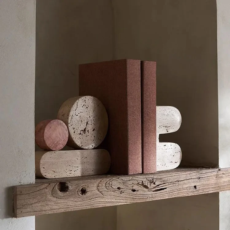 Home Furnishing B & B Decoration Book File Ornament Room Arrangement Soft Decoration Design Wabi Sabi Wind Bookcase Ornament