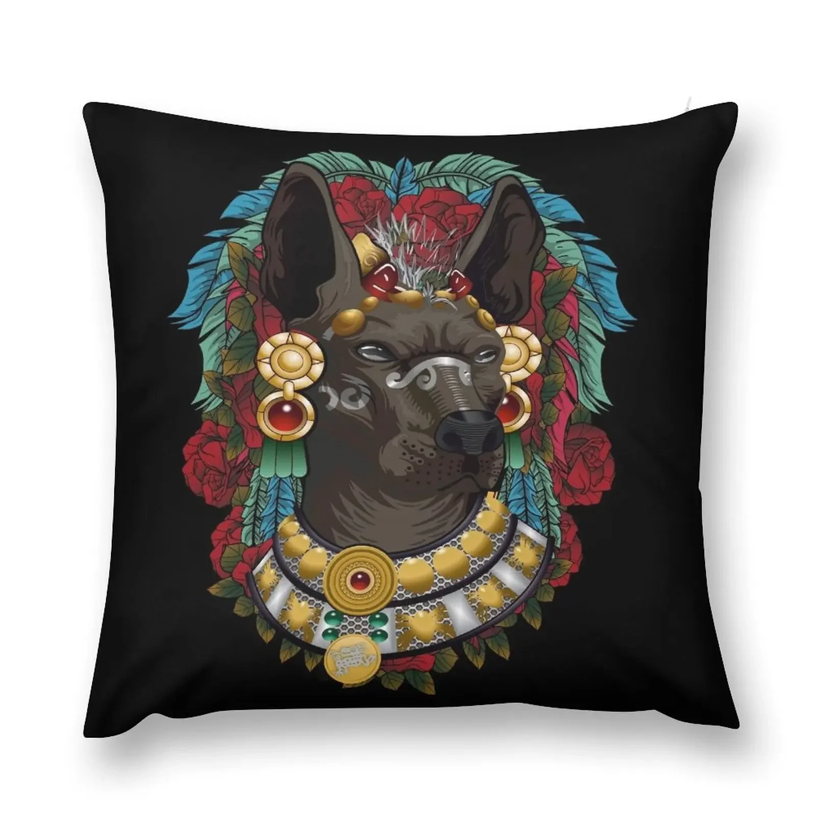 Xoloitzcuintle Throw Pillow Custom Cushion Photo Decorative Sofa Cushion Sofas Covers pillow