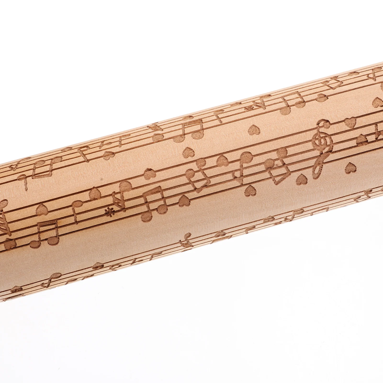 

Wooden Rolling Pin Solid Wood Handle Smooth Kitchen Dough Roller Pasta Baking Tool Cookie Pastry Rolling Pin