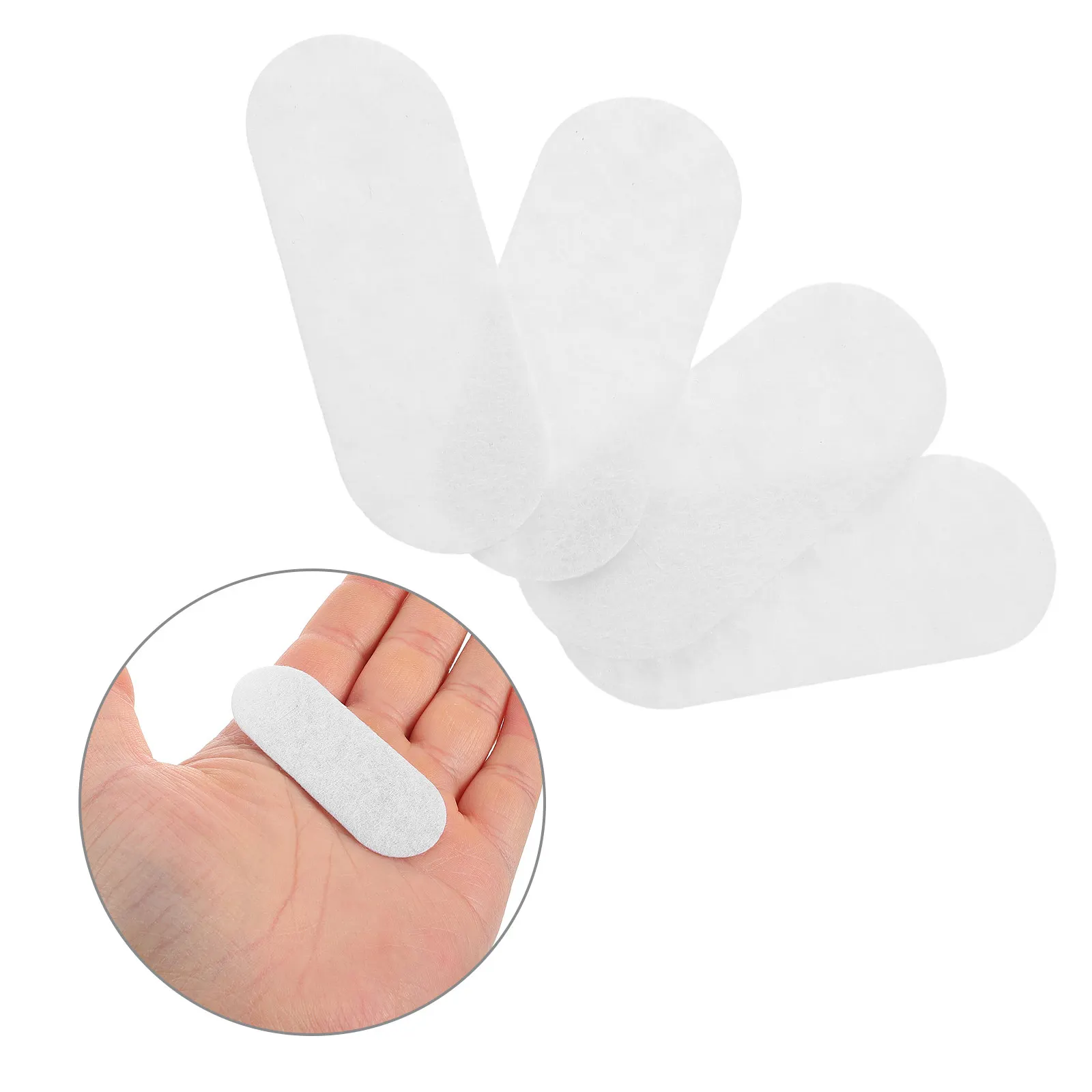 100Pcs Water Drop Clip Gaskets Felt Pads DIY Hair Accessories Barrette Making Supplies Felt Backing for Hairpins Craft Supplies