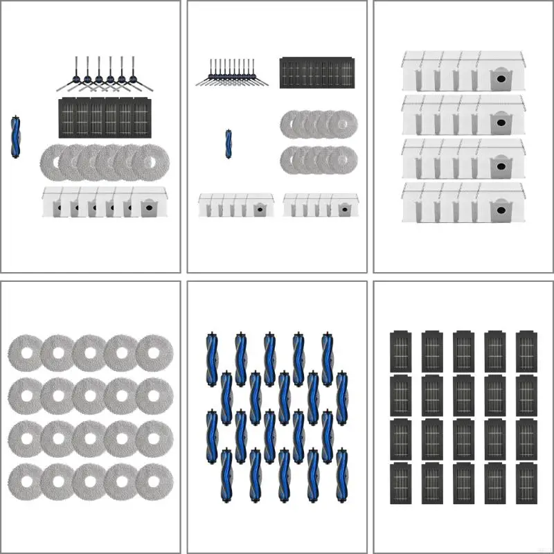 M6CB Instalación fácil Cepillo vacío Cepillo principal Solución polvo solución limpieza del hogar