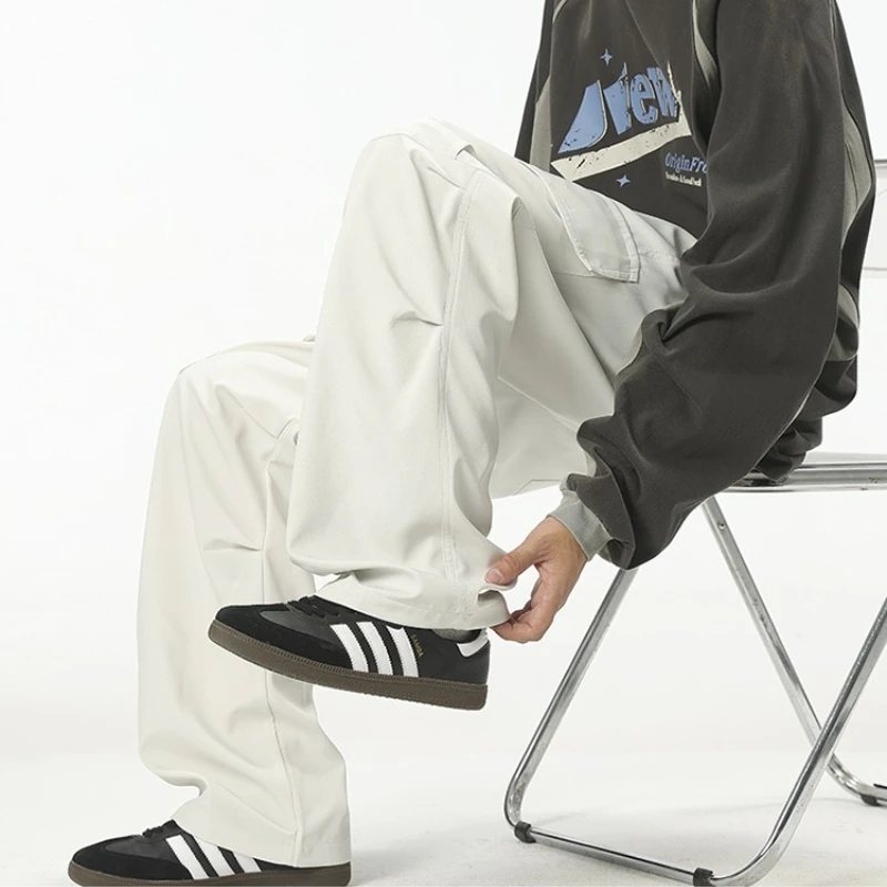 Multi-Pocket Joggers Cargo Pants Men Elastic Waist Harem Trousers Male Harajuku Streetwear Woman Sweatpants M-8XL Брюки Осенние