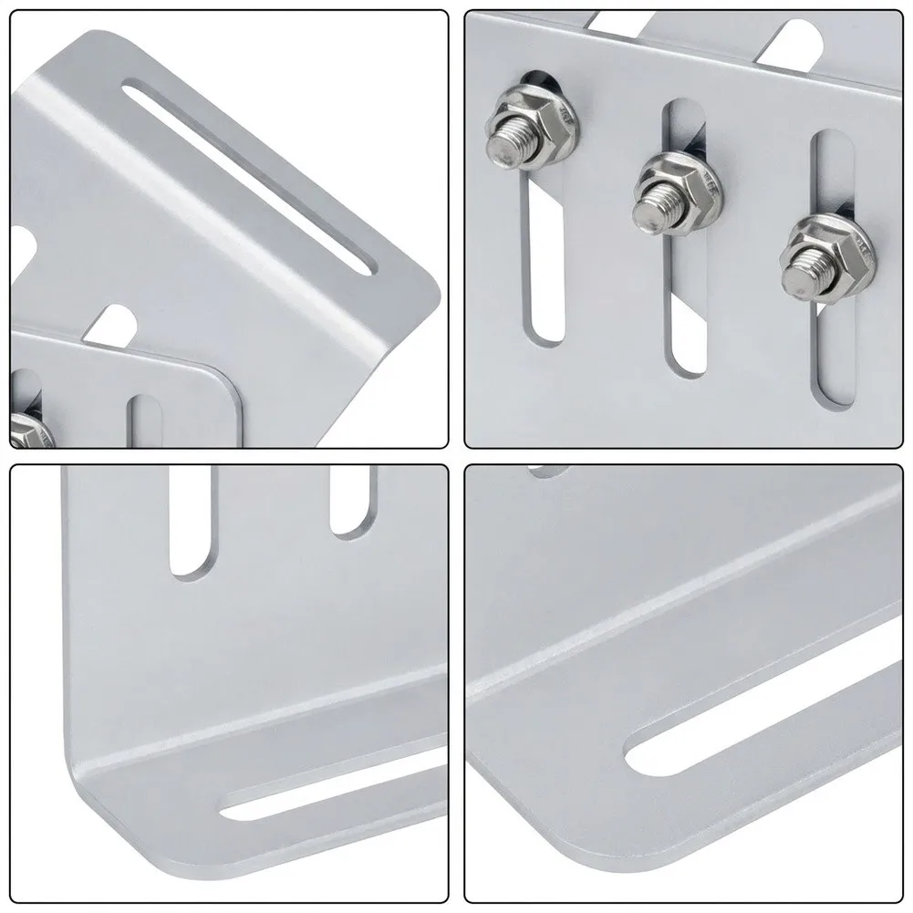 Adjustable L Shaped Solar Panel Support Bracket Aluminum Alloy for Roof Ground for rv Boat Yacht Grid Solar Mounting Needs
