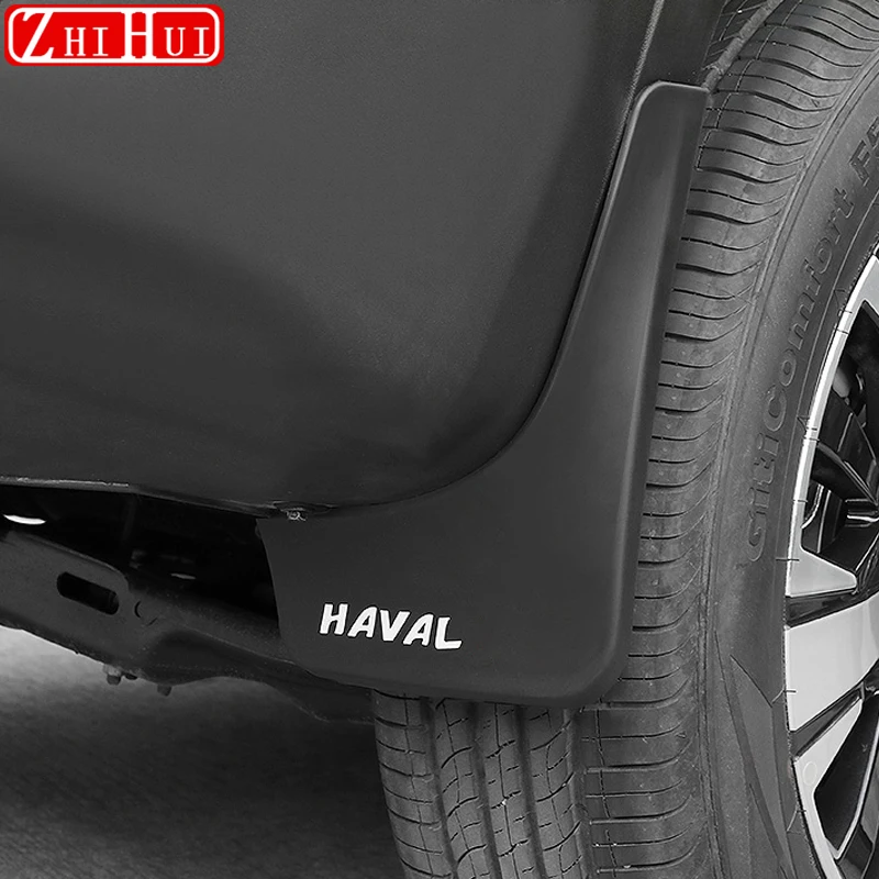 For Haval Dargo I 2022-2024 1st Gen Car Mudguards Plastic Fender Cover Flares Splash Guard Cover Exterior Mud Flaps Accessories