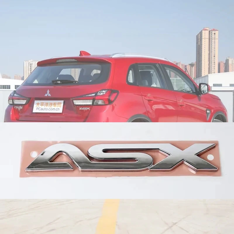 

ABS Car Letter Rear Badge Sticker 3D Emblem for Mitsubishi ASX Logo Lancer10 Cordia Eclipse Pajero Galant L300 Outlander Delica
