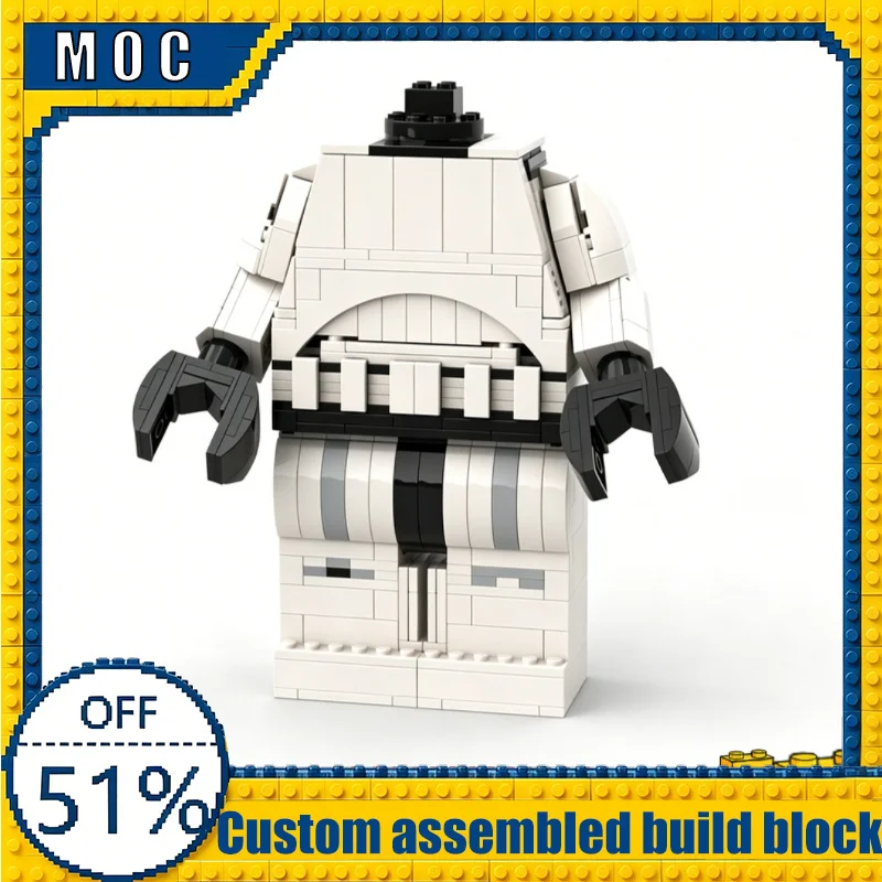 

567 PCS Customize Cartoon Trooper Style Character MOC Model Building Blocks Toy Educational Learning Birthday Gifts For Adults