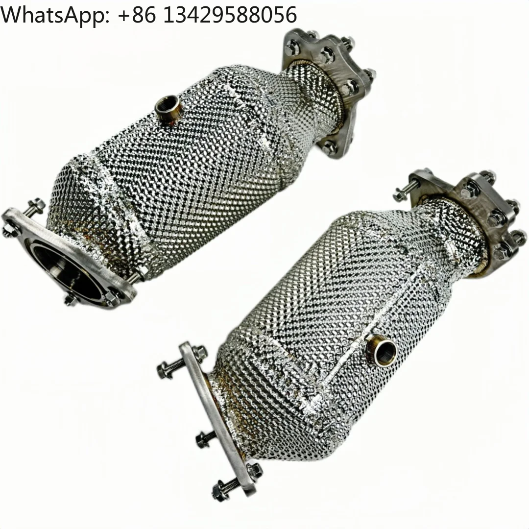 Fit for 2020-2025 Chevrolet Corvette C8 6.2L V8  High Flow Catalytic Exhaust Down Pipe  Exhaust System