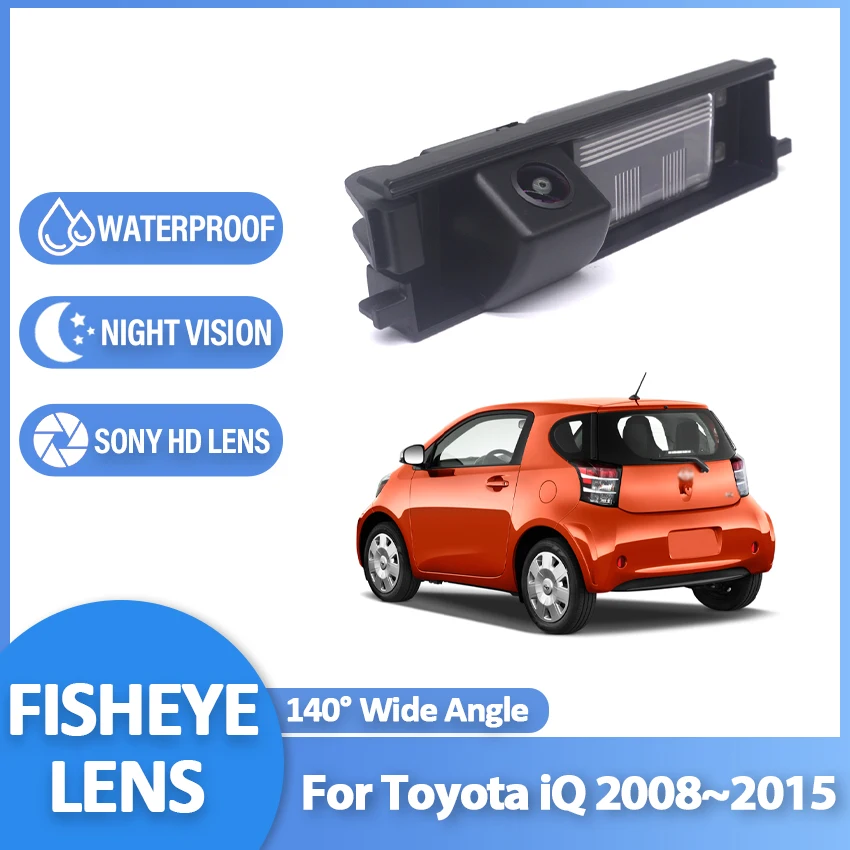 

Backup Rear View Camera For Toyota iQ 2008 2009 2010 2011 2012 2013 2014 2015 Night Vision High quality RCA license plate Camera