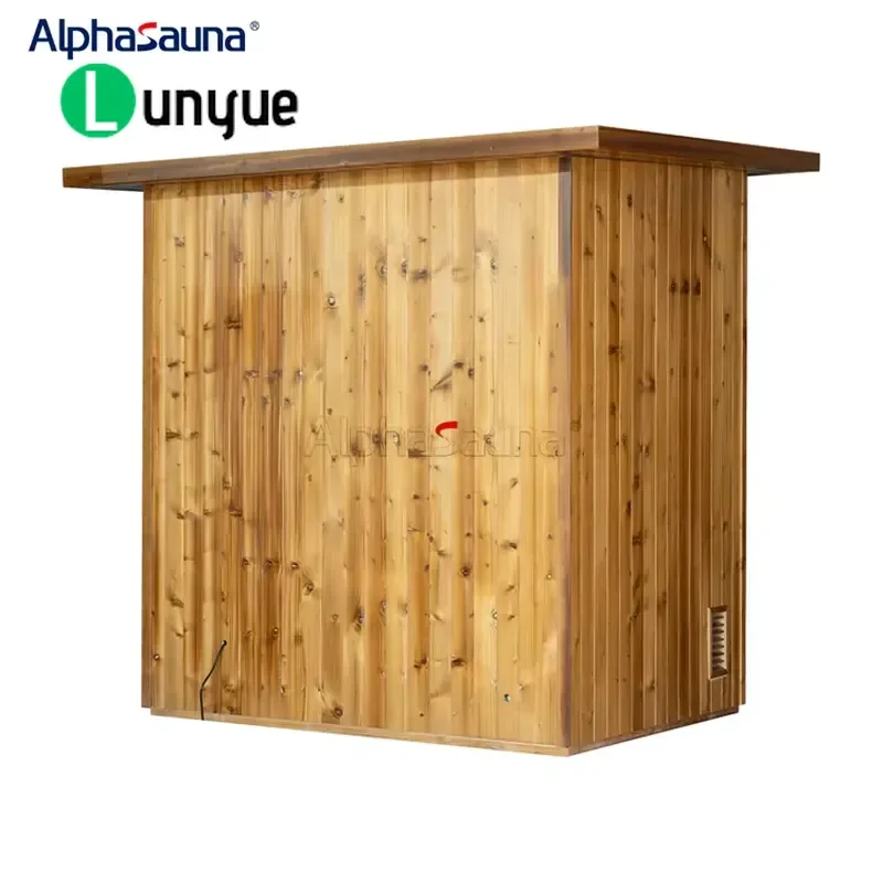 2 Person Indoor Dry and Wet Steam Sauna Room with Computer Control Panel Traditional Deluxe Home Spa for Relaxation